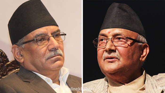 बाम एकताको फरक खाका : कहिले ओली त कहिले प्रचण्ड बरिष्ठ !