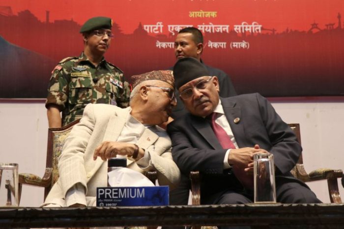 ओली-प्रचण्डबीच कुरा मिल्यो, केन्द्रिय समिति ५०/५० हुने