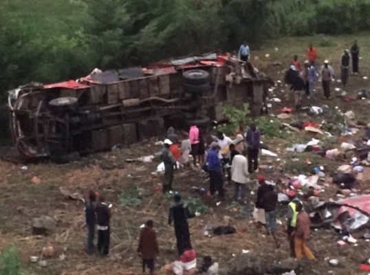 केन्याको राजमार्गमा सवारी दुर्घटना हुँदा छ जनाको मृत्यु