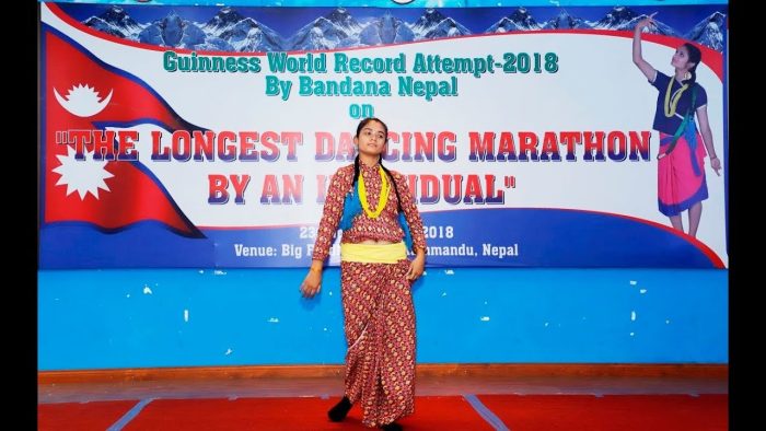१२३ घन्टा भन्दा बढी शास्त्रीय नृत्य गरेर गिनिज बुकमा नाम लेखाउन सफल:बन्दना नेपाल