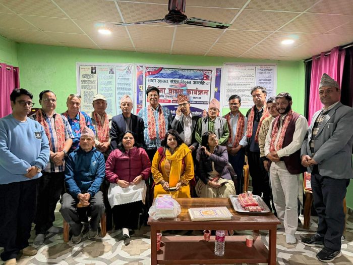 छन्द निवासमा स्रष्टाहरुकाे सम्मान
