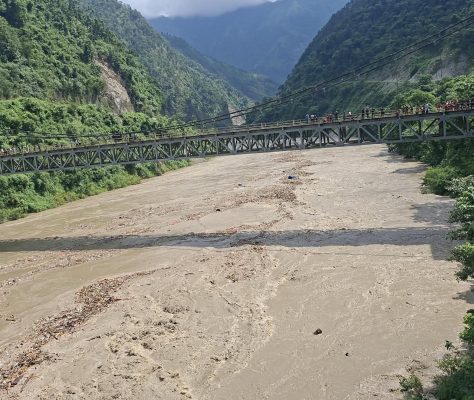 भकुण्डेबेँसीमा पानीको सतह बढ्यो : सतर्कता अपनाउन आग्रह