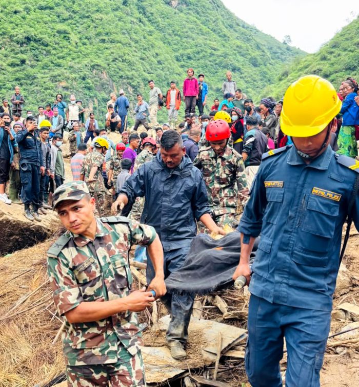 रोल्पा पहिरो अपडेटः चार जनाको सनाखत, नौ बेपत्ता