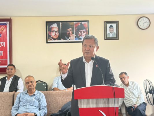 बदलिँदो परिस्थितिअनुसार एमाले रूपान्तरण हुनुपर्छः उपाध्यक्ष गुरुङ