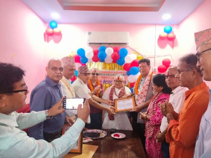 श्रीओम श्रेष्ठ ‘रोदन’ र शंकर भारती सम्मानित