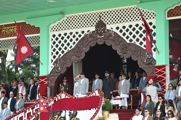 राष्ट्रपति संविधान दिवसमा आयोजित विशेष समारोहमा सरिक