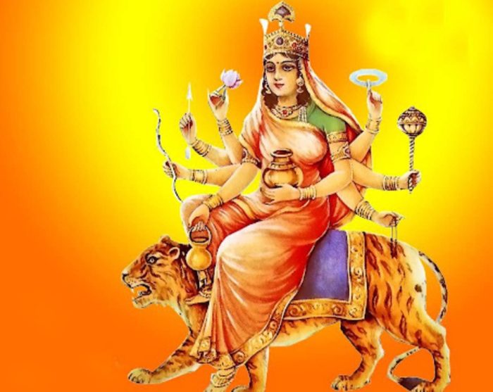 नौ दुर्गामध्येकी  चन्द्रघण्टा देवीको विशेष पूजा आराधना गरिँदै