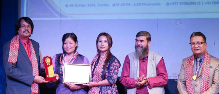 गायिका फुटी शेर्पा अन्तर्राष्ट्रिय अवार्डबाट सम्मानित