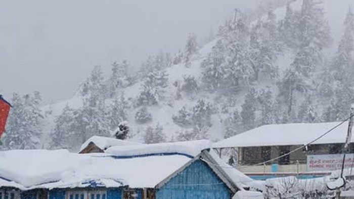 याे साता वर्षासँगै हिमपात हुनेे मौसम विदकाे अनुमान, चिसाे बढने सतर्क रहन सार्वजनिक अपिल